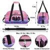 Custom Dance-Bag for Girls Personalized Kids-Duffel-Bag Dancing-Bag with Dance Team Name Overnight Weekend Travel Luggage-Bag view 2