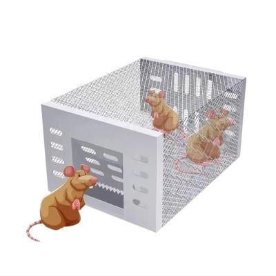 Rat Trap,Metal Reusable Mousetrap Large Space Mousetrap Metal for Household Continuous Mousetrap