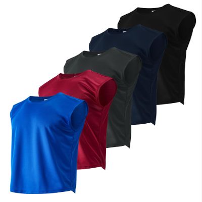 Facitisu Men's Quick Dry Active Athletic Tech Tank Top Workout Swim Lightweight Sleeveless Shirts