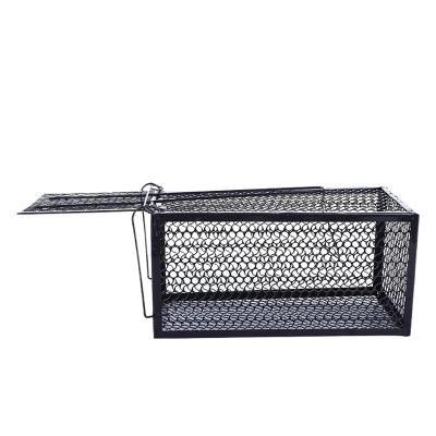 Rat Trap,Metal Reusable Mousetrap Smart Self-Locking Mousetrap Secure Iron Mesh Household Mousetrap Metal Reusable Indoor and Outdoor Mousetrap Cage