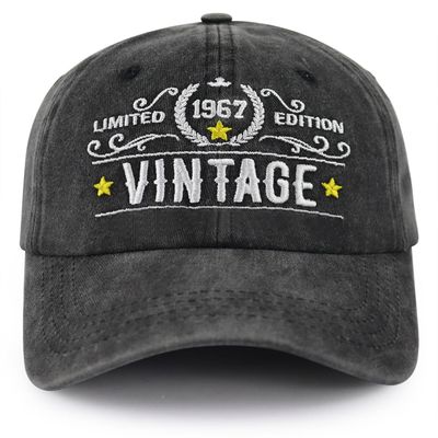 59th Birthday Gifts for Women Men, Turning 59 Years Old Birthday Decorations Baseball Cap, Adjustable Embroidered Vintage 1967 Hats Limited Edition