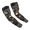 Augenstern Unisex Lightweight Cooling Arm Sleeves Fleur-De-Lis-Bronze-Vintage Compression Warmer Cover For Outdoor Activity view 3