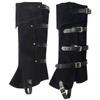 Pirate Boot Covers Viking Medieval Boot Covers Costume Boot Covers Faux Leather Steampunk Renaissance Costume Tops Leg Covers for Men Black view 1