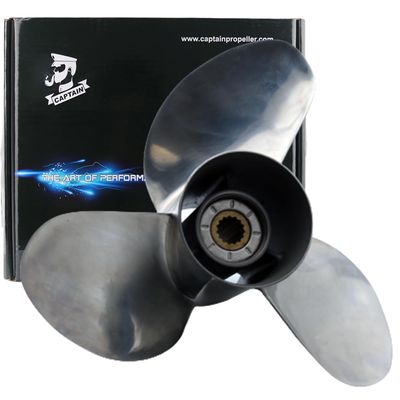 Boatman OEM Prop 14x21 Stainless Outboard Propeller fit Suzuki Boat Engine 70-140 HP15 Spline Tooth