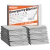 Frocopo 6 Pack Emergency Mylar Blanket, Emergency Blanket Space Blanket Survival Rescue Insulating Reflective foil kit Outdoors Hiking Camping Blanket Perfect for Outdoors, Hiking, Camping Survival view 1