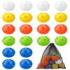 20 Pack Plastic Baseball Practice Balls - Hard Training Baseballs for Batting Hitting Pitching - Hollow Airflow Softball - Limited Flight Lightweight Mini Ball for Indoor & Outdoor Sport 9 Inches view 1