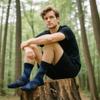 BISOUSOX Thin Merino Wool Boot Socks for Men, Warm Black Winter Dress Crew Calf Long Thermal Hiking Sock Mens Size 9-12 view 3