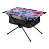 GOODOLD Doodle Floral Pattern Beach Camping Table, Easy Fold-Up Design & Portable with Carry Bag  Ideal for Outdoor BBQ, Picnic, Campsites view 1