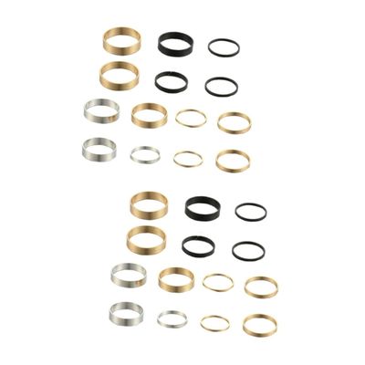 Holibanna 28 Pcs Woman Ring Bracelets for Women For Women Gold Rings for Women Ring Women Stackable Bracelets Women Thumb for Women Ring Sizer Bracelet for Women The Ring Simple Ring
