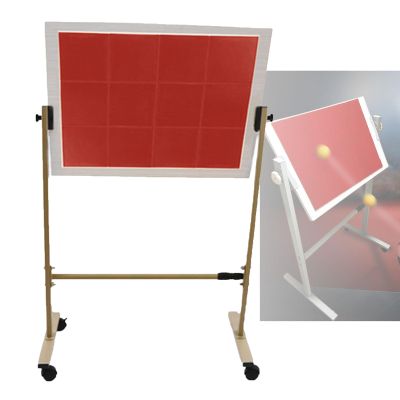 YLQFGUVWK 12 Table Tennis Rebound Boards, Standing Table Tennis Rebound Boards, Table Tennis Sparring Boards, 360 Adjustable, Suitable for Indoor and Outdoor Home Training Devices