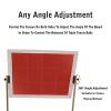 YLQFGUVWK 12 Table Tennis Rebound Boards, Standing Table Tennis Rebound Boards, Table Tennis Sparring Boards, 360 Adjustable, Suitable for Indoor and Outdoor Home Training Devices view 3