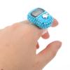 INOOMP Electronic Finger Counter, Hand Tally Counter Mini LCD Digital Display Glitter Counter 5 Digits Number Finger Ring Palm Click Counter for Crochet Coaches view 4