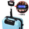Digital Luggage Scales, 50kg/110lb Electronic Hanging Scales, Portable Digital Luggage Scale with Backlight Digital Display Travel, Handheld Style Suitcase Scales Baggage Scale for Travel Home Use view 2