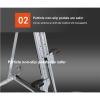Stepper,Vertical Climber Folding Exercise Cardio Workout Machine Stair For Home Gym Body Workout With Monitor view 3