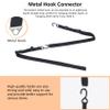 Kayak Storage Strap,Kayak Hanging Straps 1.5inch Wide,Adjustable Kayak Wall Mount Straps,Single Kayak Storage Strap System With Paddle Loops for Hanging 1 Kayak,Paddle Board,Surfboard,Canoe(2 Pack) view 4