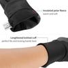 FanVince Winter Gloves Mens Womens Waterproof: Running Driving Bike Warm Cold Weather Thermal Insulated Touchscreen Freezer (Black-Gray,X-Large) view 3