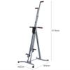 Stepper,Vertical Climber with Display Universal Home Body Building Durable Exercise Climbing Machine Fitness Equipment. view 2