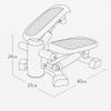 Stepper,Silent Full Metal Stainless Steel LED Display Healthy Fat Burning Multifunctional Mini Sports Equipment for Home view 2
