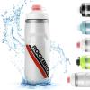 ROCKBROS Bike Water Bottle 21oz Bicycle Water Bottle for 5hrs Insulation Sports Squeeze Water Bottle with Leakproof Design view 1