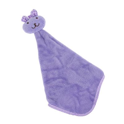 Amosfun Thickened Rabbit Hand Towels Microfiber Coral Easy Cleaning Fast Dry Hanging Towels for Home Kitchen Bathroom