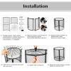 Plplaaoo Varmint Feeder Cage for Deer Feeder Stainless Steel Deer Feeder Varmint Guard | Weatherproof, Heavy-Duty Outdoor Feeder Protection for Hunting & Forest Use view 4