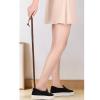 Portable Shoehorn Shoe Lifter Wood Shoe Horn Long Handle Household Shoe Lifting Device Shoe Handle Shoe Slide Shoe Puller for Elderly People or People with Limited Mobility Shoe Spoon Children's Elder view 4