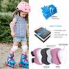 ETEETOW Adjustable Gradient Color Kids/Toddler Bike Helmet for 1-2-3-5-8-14 Years Boys Girls,Skateboard Helmet with Knee and Elbow Pads Wrist Guard Roller Skates,Cycling,Skating Scooter Longboard view 3