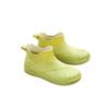 Women's Waterproof and Wear-Resistant Rubber Ankle Rain Boots, Comfortable Solid Color Non-Slip Outdoor Garden Work Rain Boots (Green,7) view 1