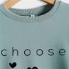 ESIKAH Choose Joy Sweatshirt Christian Sweatshirt Jesus Religious Shirt Gift Women Casual Crewneck Inspirational Pullover Top Gray view 3