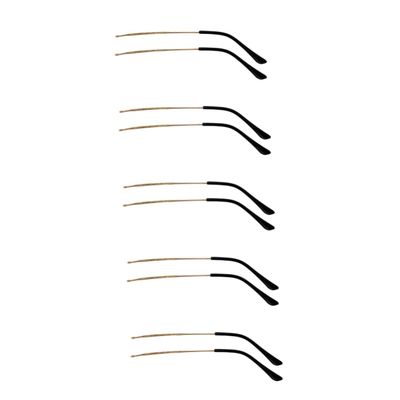 FOMIYES 5pairs Metal Eyeglasses Replacement Temples Eyewear Frame Legs for Custom Look Easy Installation Workmanship for Daily Use Outdoor Sports