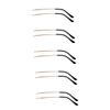 FOMIYES 5pairs Metal Eyeglasses Replacement Temples Eyewear Frame Legs for Custom Look Easy Installation Workmanship for Daily Use Outdoor Sports view 1