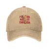 Bear Doll Through The Paper Dad Hat Vintage Baseball Cap for Men Women Hats Gifts Trucker Caps Natural view 2