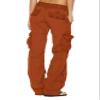 Costaric Womens Cargo Pants Hiking Military Tactical Pants 2024 Summer Baggy Straight Wide Leg Trousers with Pockets view 2