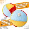 Threan 8.5 Inch Waterproof Pool Volleyball with Grip Technology Water Beach Pool Volleyball for Adults Outdoor and Indoor Activities(Red, Orange, Blue) view 3