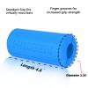 Hikeen Thick Bar Dumbbell Grips,Non Slip Hard Rubber Barbell Grips,Grips for Weight Lifting, Muscle Building-2.25" Outer Diameter view 3