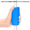 Hikeen Thick Bar Dumbbell Grips,Non Slip Hard Rubber Barbell Grips,Grips for Weight Lifting, Muscle Building-2.25" Outer Diameter view 4