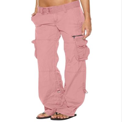 Costaric Womens Cargo Pants Hiking Military Tactical Pants 2024 Summer Baggy Straight Wide Leg Trousers with Pockets