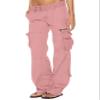 Costaric Womens Cargo Pants Hiking Military Tactical Pants 2024 Summer Baggy Straight Wide Leg Trousers with Pockets view 1