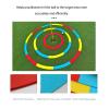 Golf Practice Target Rings - Golf Putting and Chipping Training Tool - Ultra Thin Silicone Vibrant Targets Indicator Golf Targets Circle - for Golf Training (Yellow Blue Medium view 4