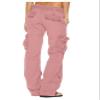Costaric Womens Hiking Military Tactical Pants Cargo Pants 2024 Summer Baggy Straight Wide Leg Trousers with Pockets view 2