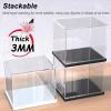 90 80 70 60 50 40 30 20 CM Extra Large Acrylic Display Case Dustproof Box, Clear Collectibles Display Box for Living Room Bedroom Study and Home Office ( Color : LxWxH , Size : 38x38x64cm(15x15x25in) view 4