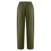LRMQS Women Capri Pants 2026 Summer Trendy Linen Cropped Trouser with Pockets Beach Casual Cruise Fashion Capris Clothes view 3