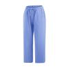 LRMQS Beach Pants Capri Length for Women 2026 Spring Summer Linen Capris Drawstring Elastic Waist Trendy Cropped Trousers view 3