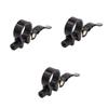 BESPORTBLE 3pcs Quick Release Bike Seatpost Clamp Aluminum Alloy Easy Installation for Road Black Finish Convenient Tool for Cyclists