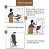 Renforcer Beard Bib Apron for Men - Grooming Accessories with 4 Suction Cups - Birthday Gifts for Men - Beard Trimmer Catcher Bib for Fathers Day - Shaving Set for Dad, Husband and Boyfriend view 2