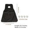 Renforcer Beard Bib Apron for Men - Grooming Accessories with 4 Suction Cups - Birthday Gifts for Men - Beard Trimmer Catcher Bib for Fathers Day - Shaving Set for Dad, Husband and Boyfriend view 4