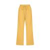 LRMQS Capri Pants for Women Casual Summer 2026 Drawstring Capris Linen Pants Pockets Beach Straight Wide Leg Cropped Trousers view 3