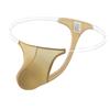 GAOGAO Free Breathing Male Pouch Ice Silk G-Strings & Thongs Underwear Men Brief with Transparent Waist Belt (Small, skin color) view 1