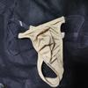 GAOGAO Free Breathing Male Pouch Ice Silk G-Strings & Thongs Underwear Men Brief with Transparent Waist Belt (Small, skin color) view 4
