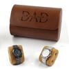 FSVNNSWKS Classic Leather Single Watch Travel Case, Personalized Luxury Watch Travel Case, Handmade by Artisans - Watch Carrying Case for Storage and Display (Espresso, 2 Watch Case) view 1